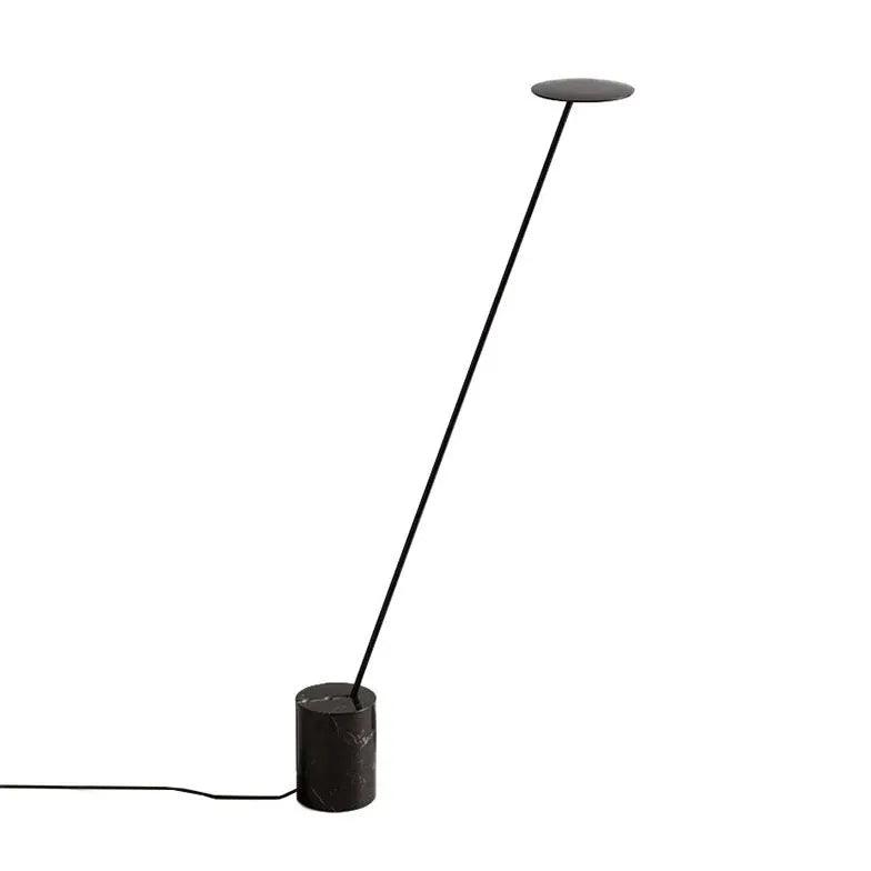 Minimalist Marble Geometric Line Black and White Floor Lamp