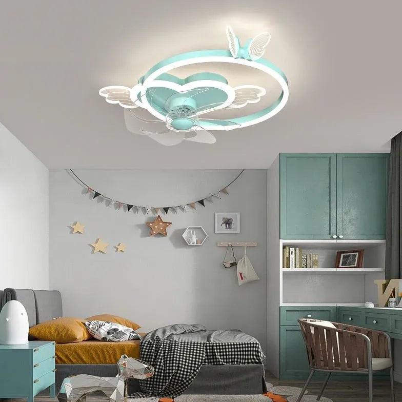 Transparent Cloud LED Ceiling Fan With Light - Clowas