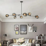Modern Molecular Design Glass Chandelier for Living Room