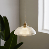 Vintage Style Glass Pendant Light for Dining Room
