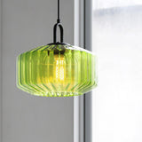 Modern Dining Stained Glass Pendant Light Fixture
