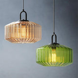 Modern Dining Stained Glass Pendant Light Fixture