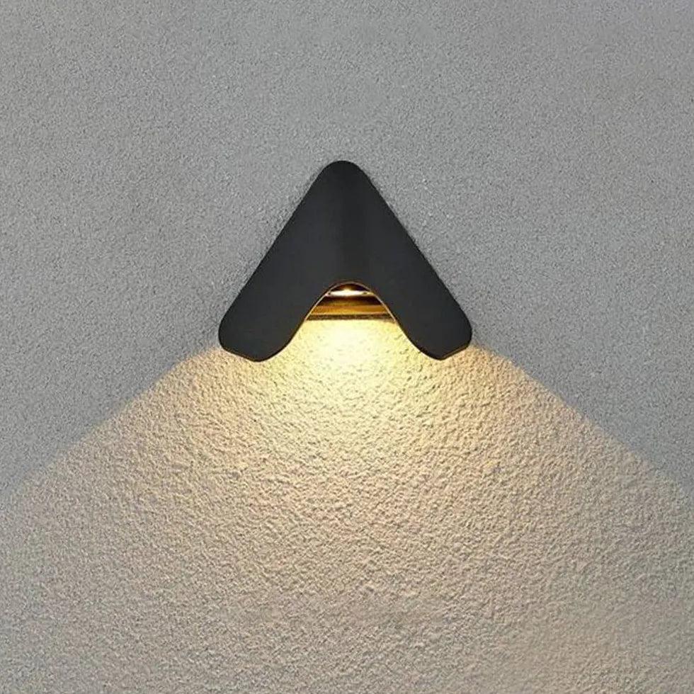 Triangle Aluminium Outdoor Wall Light - Clowas