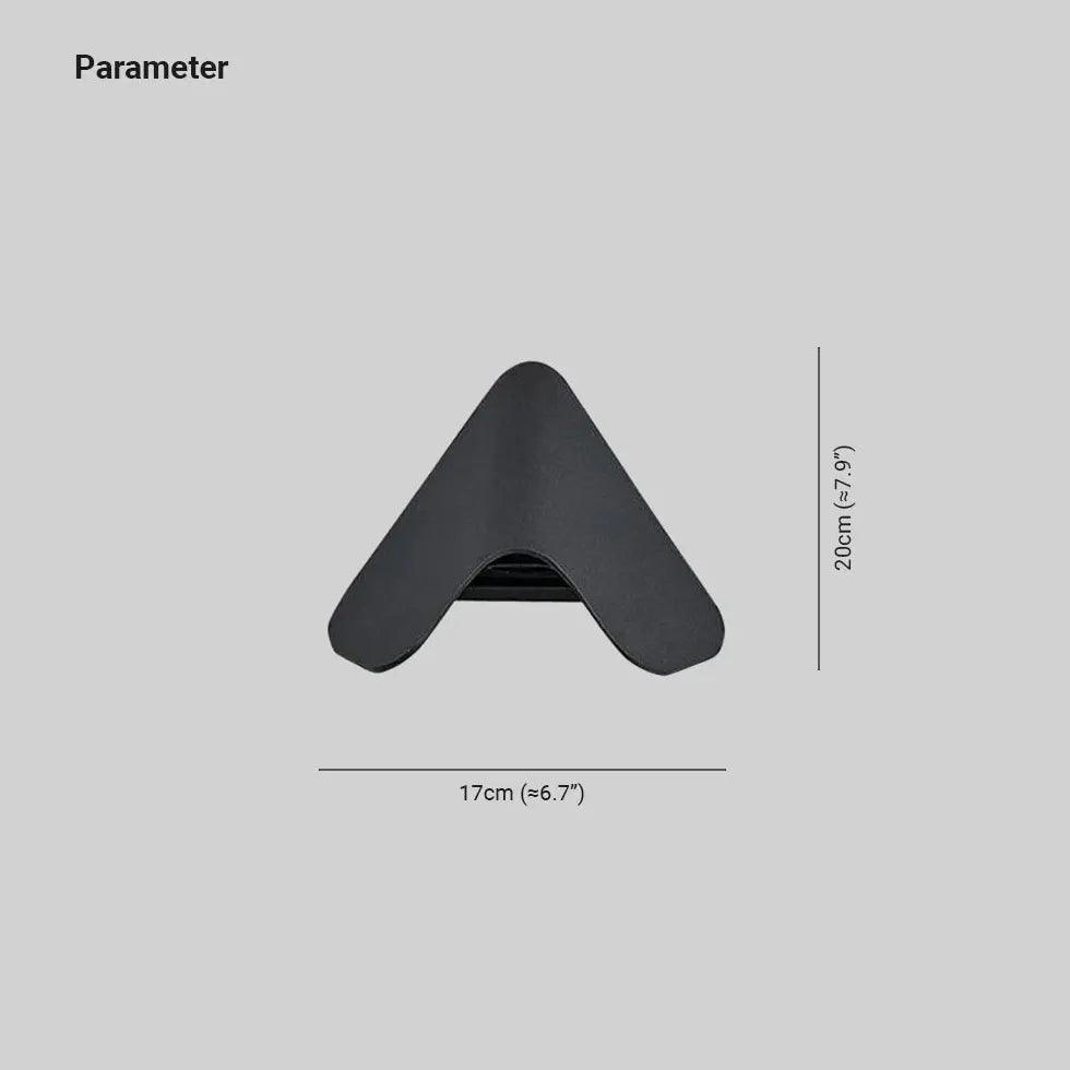 Triangle Aluminium Outdoor Wall Light - Clowas