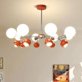 Globe Glass Chandelier for Living Room