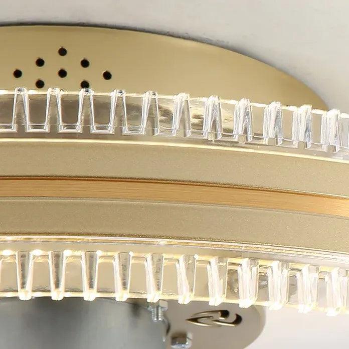 Two-Tone Ring Ceiling Fan with Light - Clowas