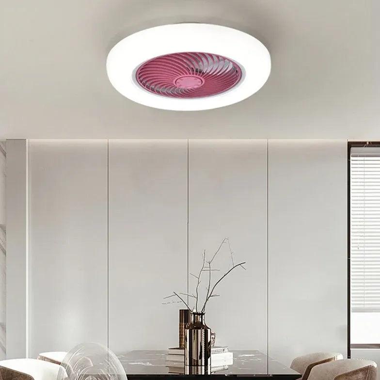 Ultra-Thin Modern Ceiling Fan with Light - Clowas