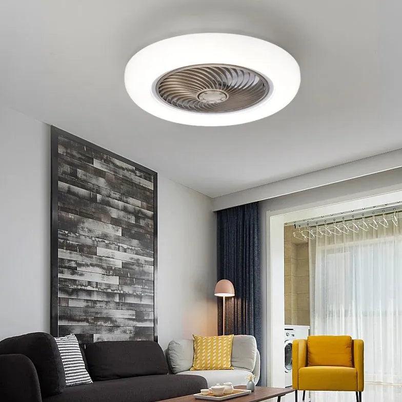 Ultra-Thin Modern Ceiling Fan with Light - Clowas