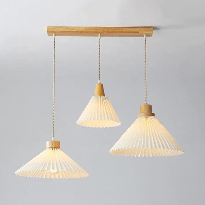Umbrella Fold Kitchen Wooden Pendant Light - Clowas