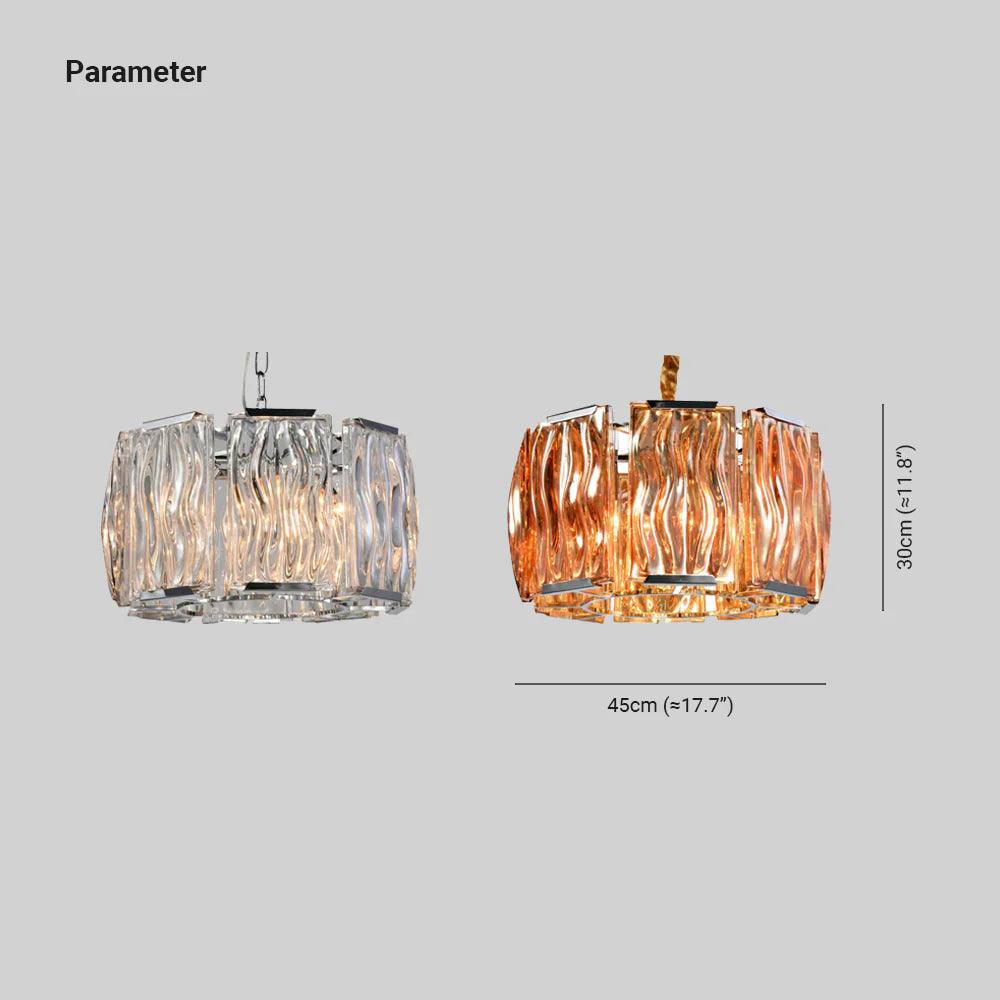 Unique Round Modern Crystal Bedroom Chandelier - Clowas