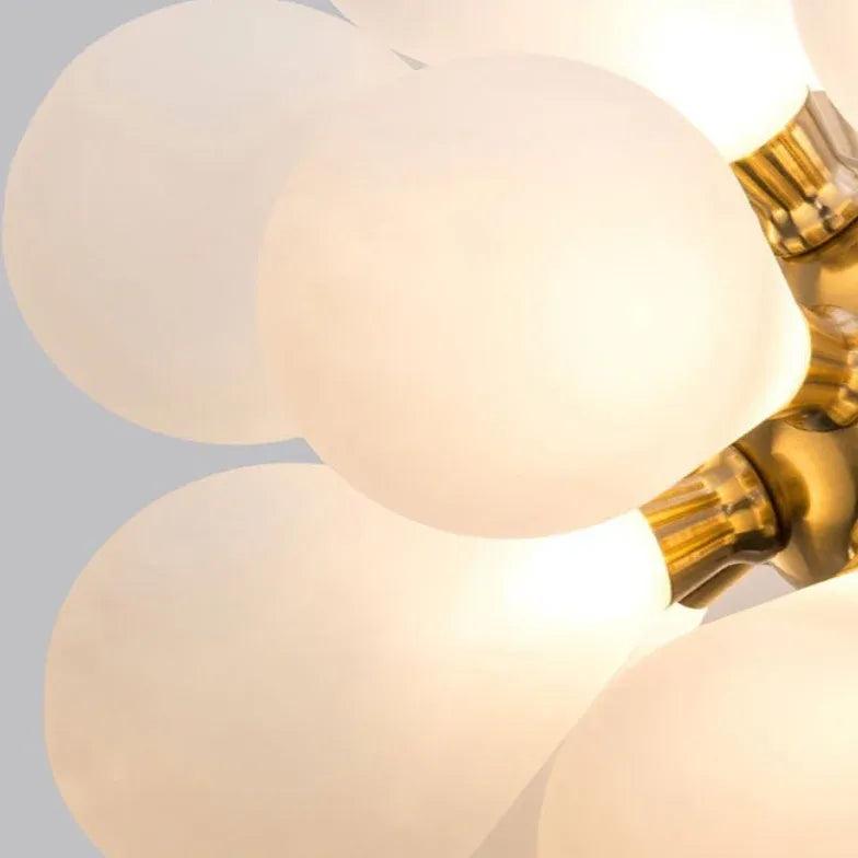 Radial Petal Design Glass Modern Pendant Light - Clowas