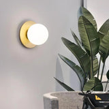 Small Wall Lights for Bathroom with Glass Globe