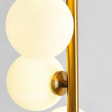 Modern Globe Glass Floor Lamp for Living Room