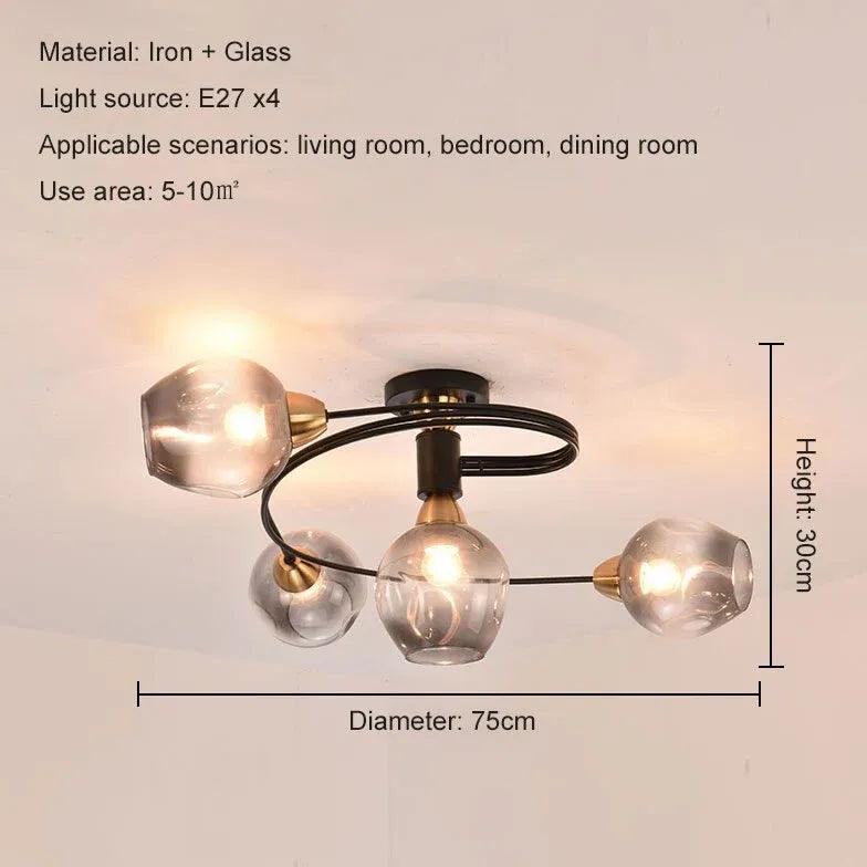 Extension Of Transparency Modern Ceiling Lights - Clowas