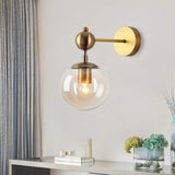 Ball Wall Light with American Vintage Glass Design
