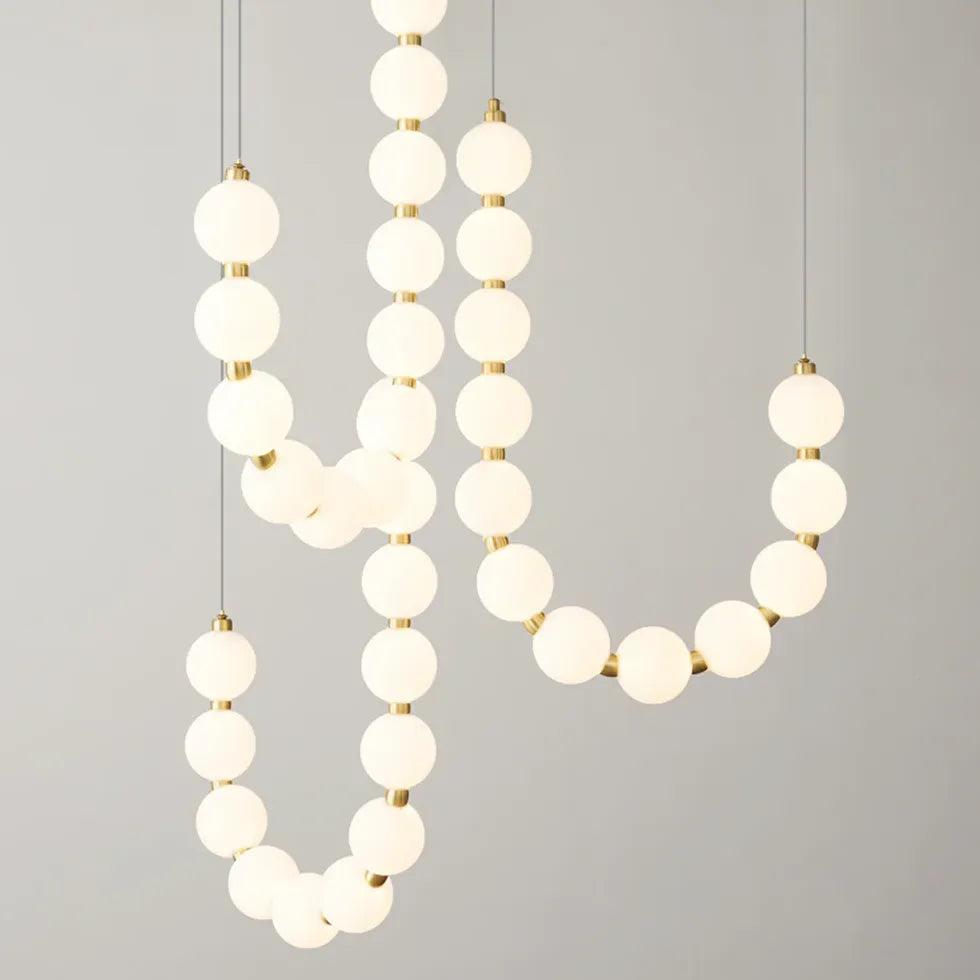 U-Shaped Modern White Artistic Design Pendant Light - Clowas