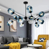 Glass Globe Design Living Room Modern Chandelier