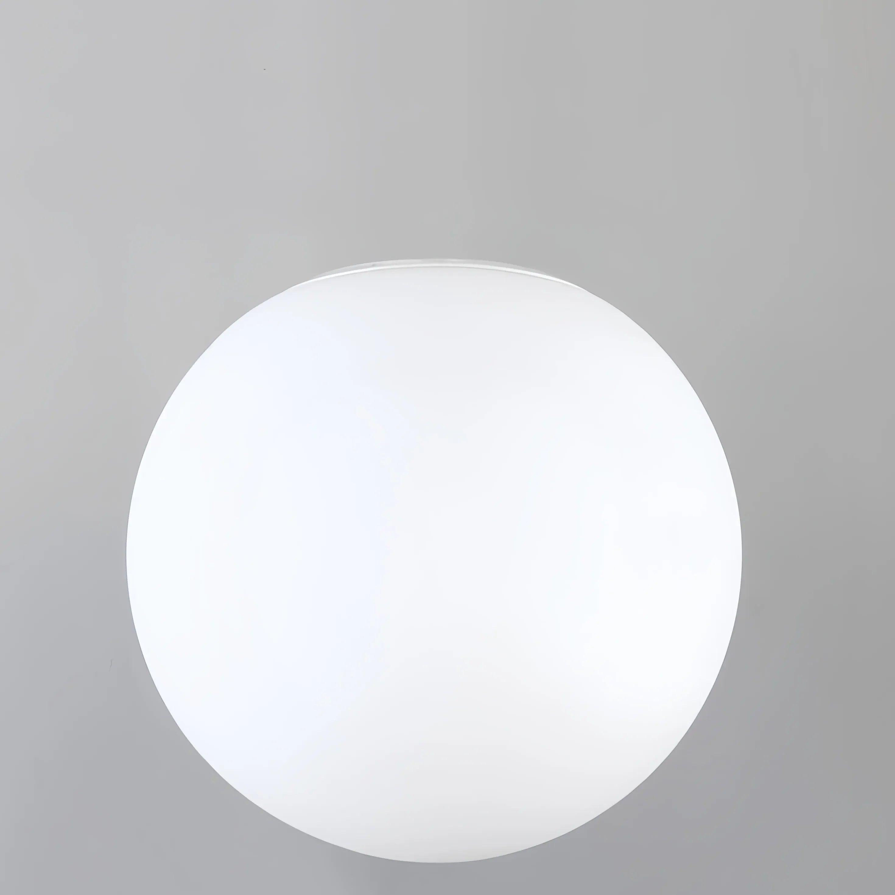 White Spherical Glass Hallway Ceiling Light - Clowas