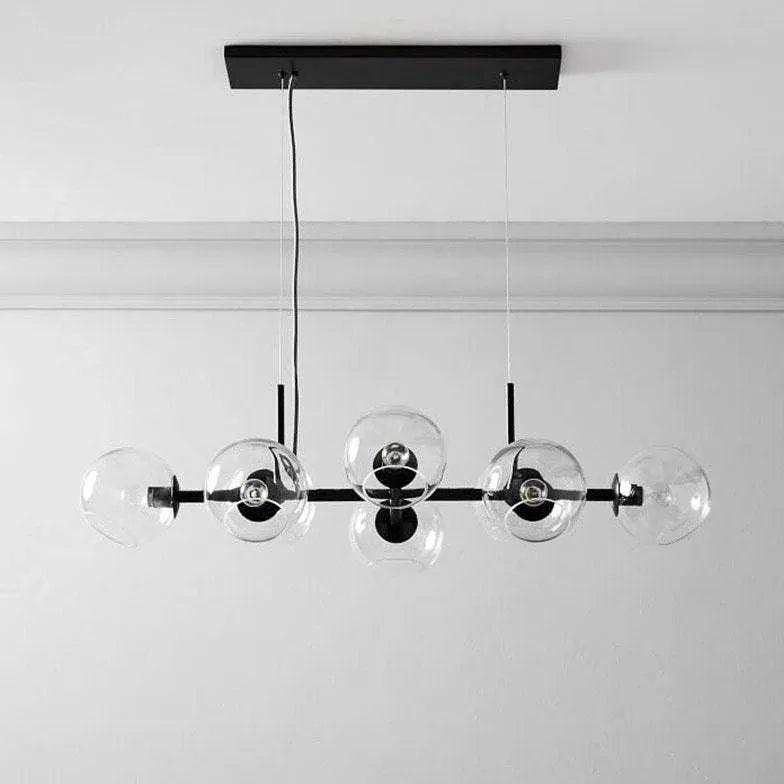 Modern Glass and Metal Pendant Lights for Living Room
