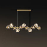 Luxury Brass Glass Pendant Lights for Kitchen