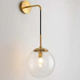 Bubble Glass Wall Light for Modern Bedside