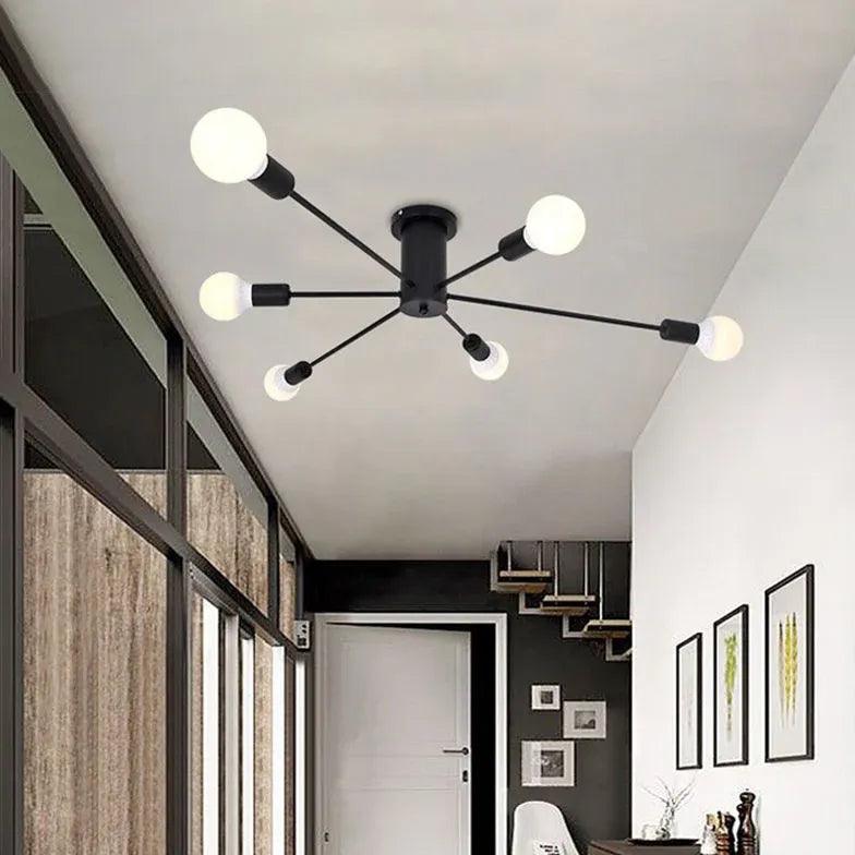 Light Industry Wind LED Flush Ceiling Lights - Clowas