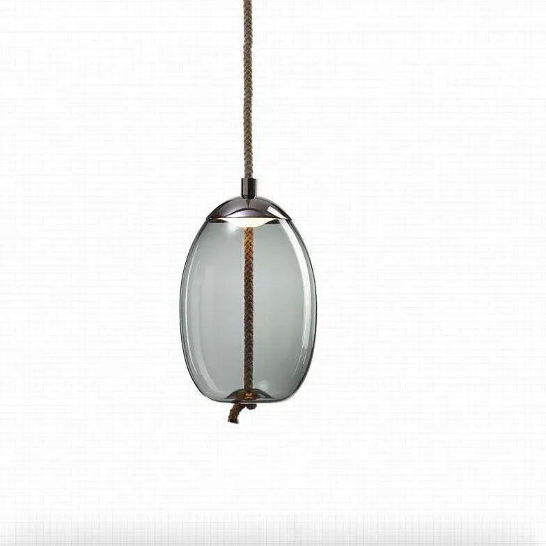 Smoked Glass Pendant Lights for Modern Dining Room