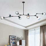 Modern Molecular Design Glass Chandelier for Living Room