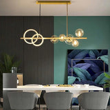 Glass Globe Light Pendant for Simple Dining Room