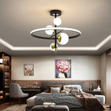 Glass Bubble Starry Sky Modern Bedroom Pendant Light