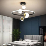 Glass Bubble Starry Sky Modern Bedroom Pendant Light