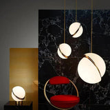 Nordic Creative Offset Ball Modern Bedroom Pendant Light