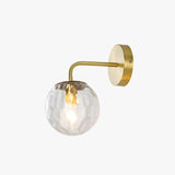 Modern Glass Globe Wall Mounted Lights For Bedroom