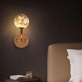 LED Wall Lights Bedroom Luxury Starlight Glass Globe Design