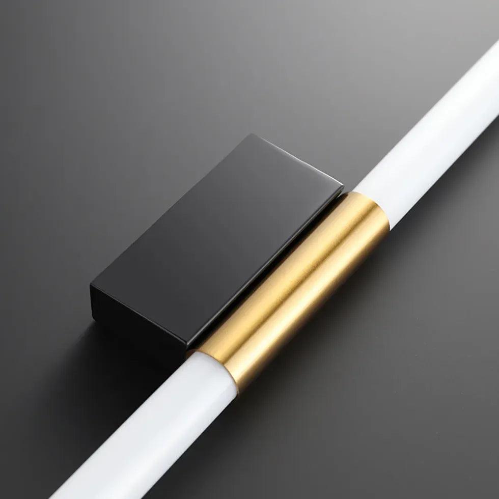 Vertical LED Gold Bedroom Wall Lights - Clowas