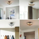Luxe Glass Ceiling Lights for Bedroom