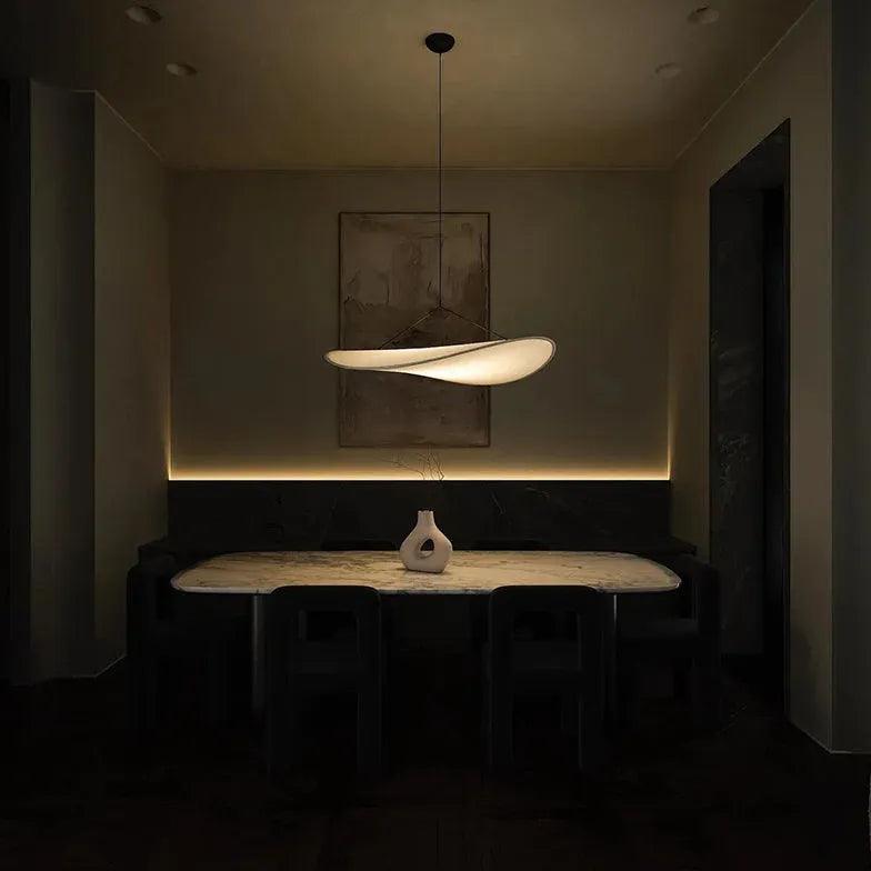 Silk Oval Minimalist Modern Pendant Light - Clowas