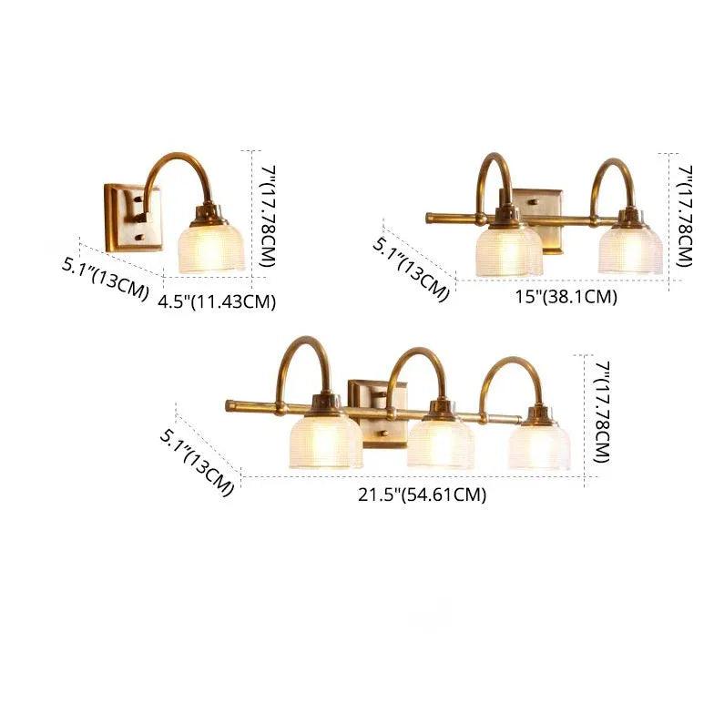 vintage bathroom wall lights glass - Clowas