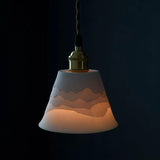 Vintage Ceramic Pendant Gold Wall Lights - Clowas