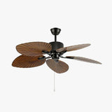 Vintage Five-Leaf Plant Leaf Design Ceiling Fan - Clowas