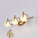 Luxury European Brass Gold Bathroom Wall Light
