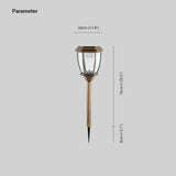 Modern Outdoor Solar LED Pillar Lights