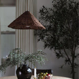 Wabi-Sabi Rattan Dining Table Pendant Light