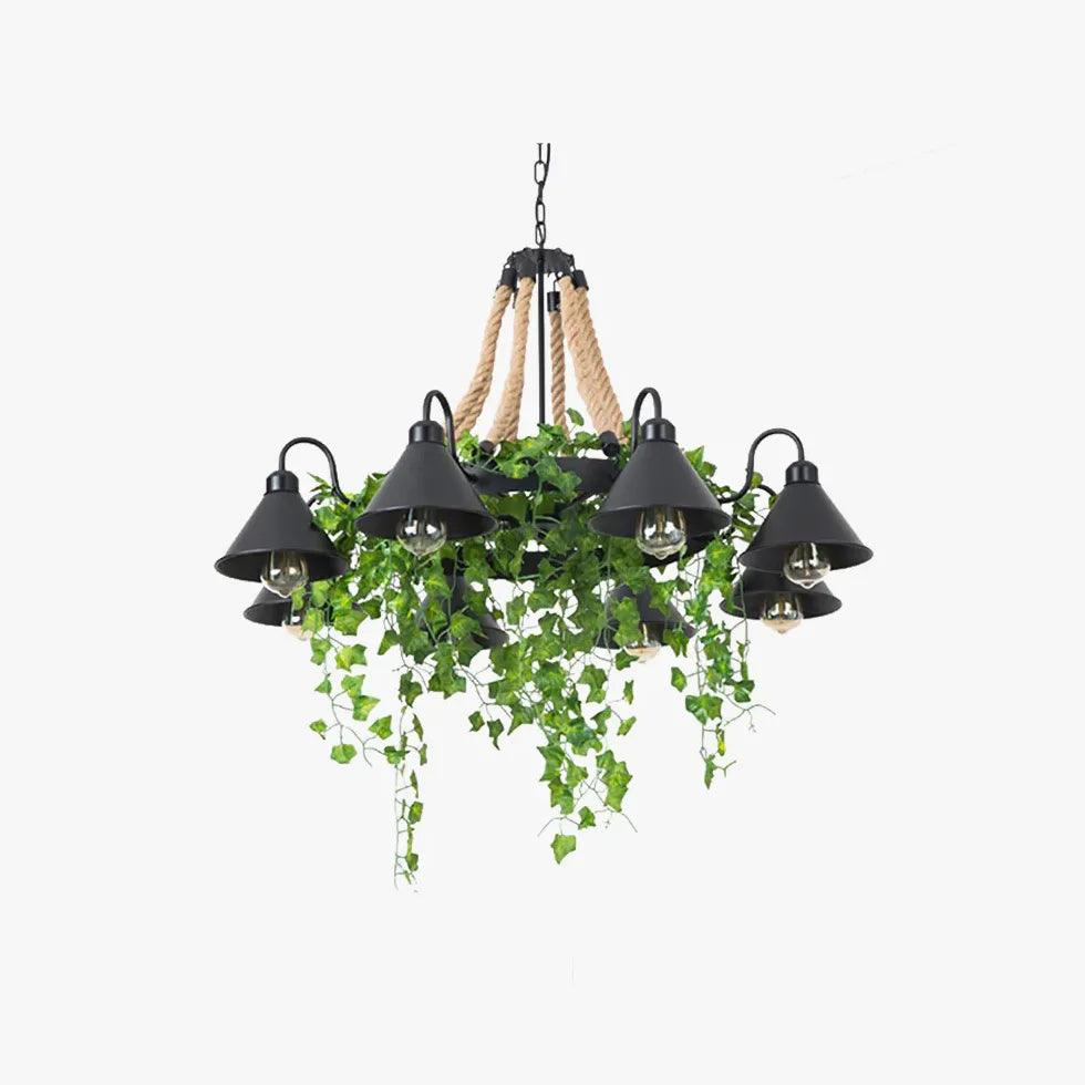 Industrial Tree Leaves Dining Room Vintage Pendant Light - Clowas