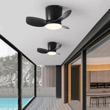 Minimalist Ceiling Fan Small With Light For Bedroom
