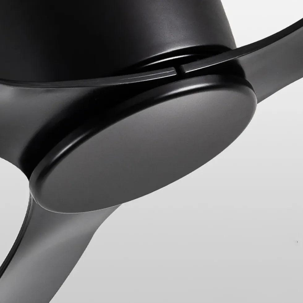 Three-Blade White Kitchen Modern Ceiling Fan Light - Clowas