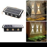 Solar Waterproof Up and Down Outdoor Wall Light for Porch