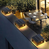 Waterproof Solar Square Outdoor Pillar Lights - Clowas