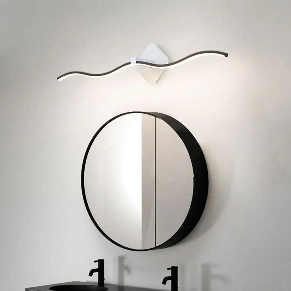 Wave Linear Led Bathroom Mirror Lights - Clowas