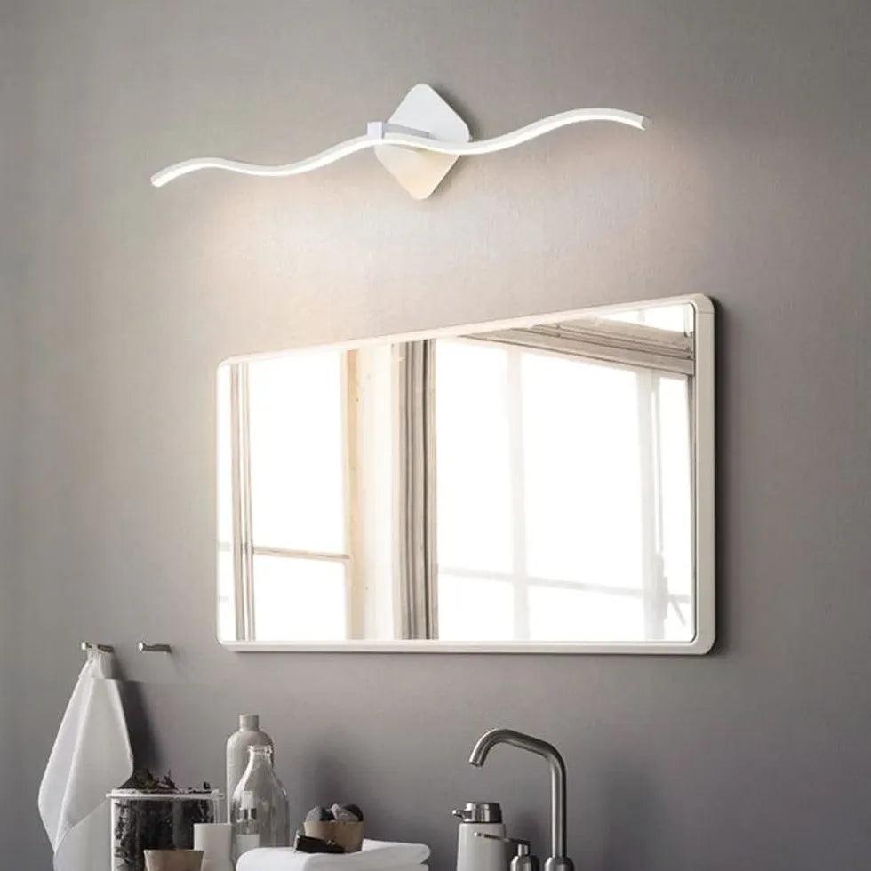 Wave Linear Led Bathroom Mirror Lights - Clowas